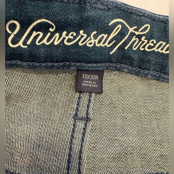 Universal Thread High Rise Skinny ankle jeans medium wash button front SZ 10/30R - Picture 4 of 10